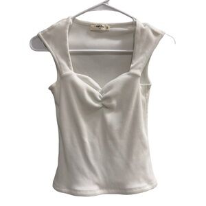 WILD LOVE Sweetheart Neckline Tank Top / Shirt Size Medium